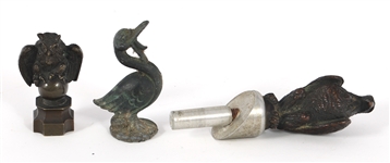 BRONZE ANIMAL FIGURINES & PAPERWEIGHTS 
