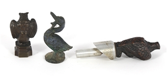 BRONZE ANIMAL FIGURINES & PAPERWEIGHTS 