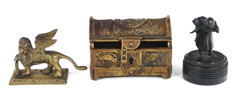 BRONZE & BRASS FIGURINE STATUES & ITEMS