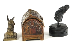 BRONZE & BRASS FIGURINE STATUES & ITEMS