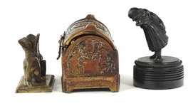 BRONZE & BRASS FIGURINE STATUES & ITEMS
