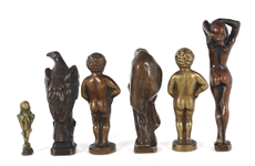 BRONZE & BRASS FIGURINE STATUES & ITEMS