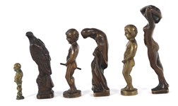 BRONZE & BRASS FIGURINE STATUES & ITEMS