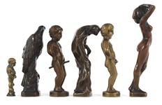 BRONZE & BRASS FIGURINE STATUES & ITEMS