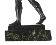 MAURICE GUIRAUD RIVIERE ETLING OLYMPIC SALUTE BRONZE