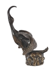 1920s HENRI PAYEN BRONZE AUTOMOBILE CRANE MASCOT