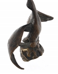 1920s HENRI PAYEN BRONZE AUTOMOBILE CRANE MASCOT