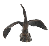 1920s HENRI PAYEN BRONZE AUTOMOBILE CRANE MASCOT
