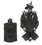 BRONZE WALL PLAQUES & MINIATURE CANNON