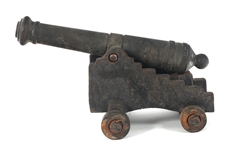 BRONZE WALL PLAQUES & MINIATURE CANNON