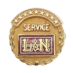 10K YELLOW GOLD U.S. GOVERNMENT & EMPLOYEE SERVICE PINS