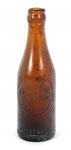 EARLY COCA COLA AMBER BOTTLES - LOT OF 4