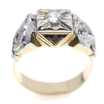 10K YELLOW GOLD SHRINER'S MASONIC FRATERNAL RING