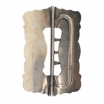 10K YELLOW GOLD MEXICAN REVOLUTION ERA SASH BUCKLE