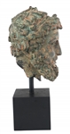 AFTER HEAD OF A BOXER BRONZE STATUE