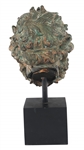 AFTER HEAD OF A BOXER BRONZE STATUE
