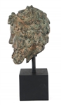 AFTER HEAD OF A BOXER BRONZE STATUE