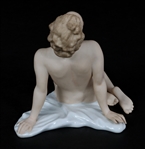 WALLENDORF PORCELAIN FEMALE NUDE FIGURINE
