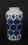 GERMAN MID 20th C. KAISER PORCELAIN KOBALT BLUE VASE