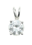 14K YELLOW & WHITE GOLD CUBIC ZIRCONIA RING & PENDANT