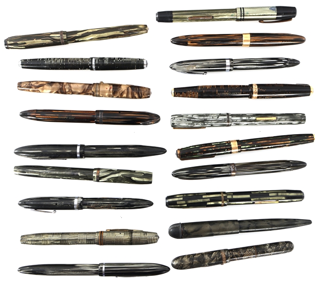 FOUNTAIN PENS - SHEAFFER, PARKER, WEAREVER & MORE