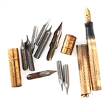 GOLD FILLED & STERLING SILVER OVERLAY PENS & PENCILS