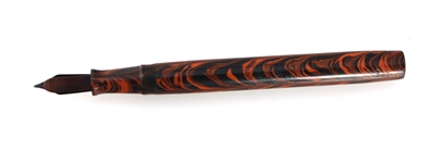 WATERMAN'S #55 FOUNTAIN PEN RED RIPPLE 1924