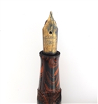 WATERMAN'S #55 FOUNTAIN PEN RED RIPPLE 1924