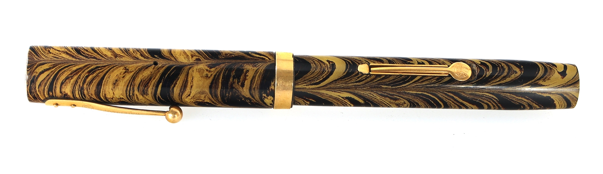 WATERMANS #94 FOUNTAIN PEN OLIVE RIPPLE 1928