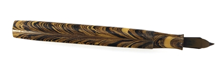 WATERMAN'S #94 FOUNTAIN PEN OLIVE RIPPLE 1928