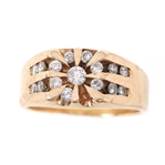 MEN'S 14K YELLOW 0.74 CTW DIAMOND FASHION RING