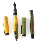 PARKER FOUNTAIN PENS & THERMOMETER