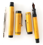 PARKER FOUNTAIN PENS & THERMOMETER