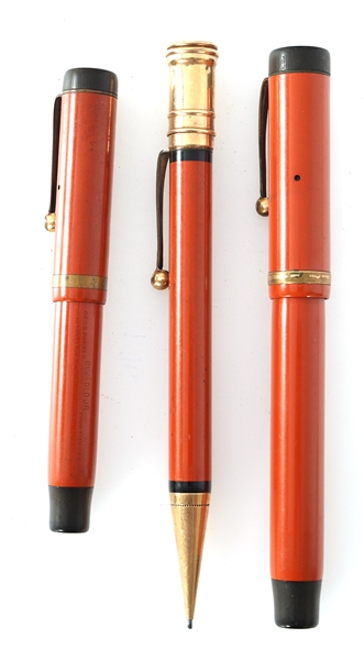 PARKER DUOFOLD FOUNTAIN PENS & MECHANICAL PENCIL