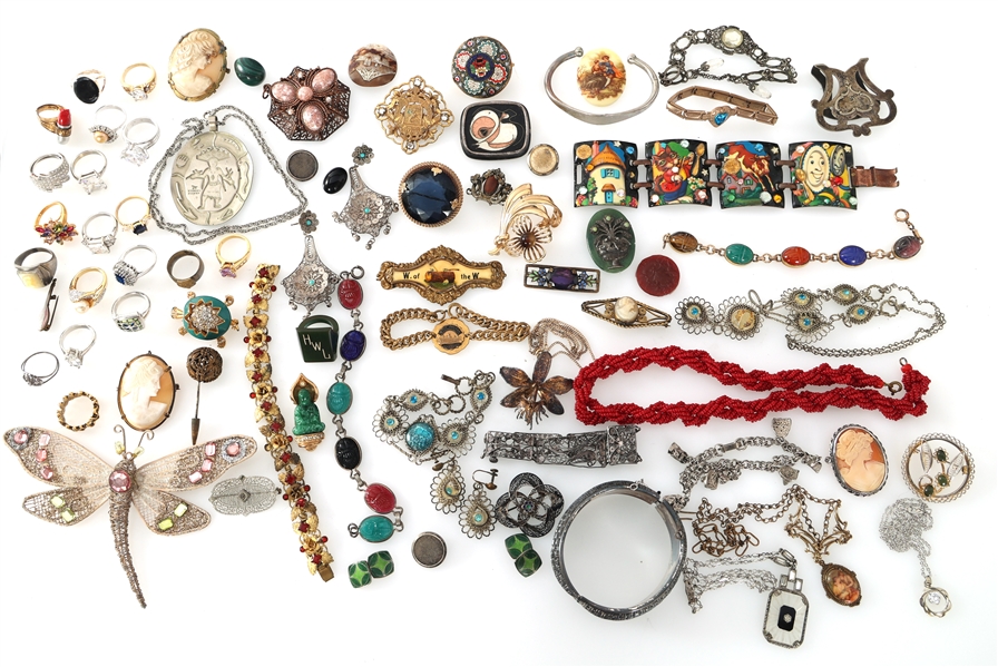 COSTUME JEWELRY - BRACELETS, NECKLACES, RINGS, & MORE