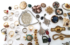 COSTUME JEWELRY - BRACELETS, NECKLACES, RINGS, & MORE