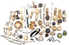 WRISTWATCHES, POCKETWATCHES, & MORE - FOR PARTS