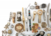 WRISTWATCHES, POCKETWATCHES, & MORE - FOR PARTS