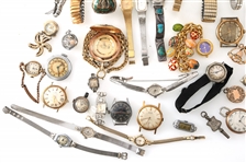 WRISTWATCHES, POCKETWATCHES, & MORE - FOR PARTS