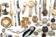 WRISTWATCHES, POCKETWATCHES, & MORE - FOR PARTS