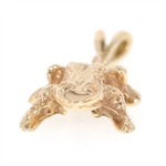 14K YELLOW GOLD FROG PENDANT