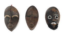 AFRICAN IVORY COAST KRAN MASKS