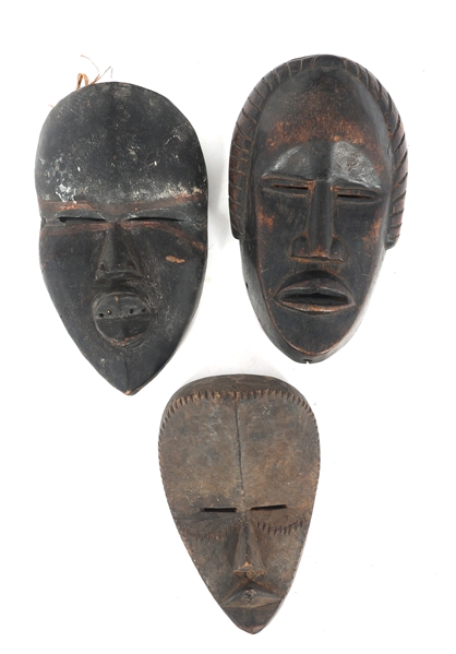 AFRICAN IVORY COAST DAN MASKS
