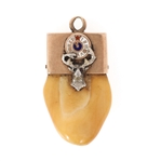 14K GOLD FRATERNAL ELKS LODGE ELK'S TOOTH CHARMS