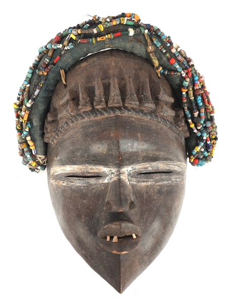 AFRICAN IVORY COAST LIBERIA DAN MASK