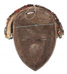 AFRICAN IVORY COAST LIBERIA DAN MASK