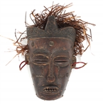 AFRICAN CONGO CARVED WOOD MASKS