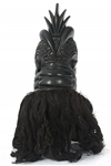 AFRICAN SIERRA LEONE SANDE SOCIETY HELMET MASK
