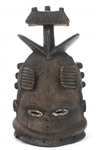 AFRICAN SIERRA LEONE SANDE SOCIETY HELMET MASK