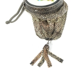 RIPLEY & GOWEN CO STERLING SILVER TOP ENAMEL MESH PURSE